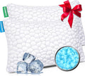 SUPA MODERN Cooling Pillow Standard Size Set of 2, CertiPUR-US Shredded Memory by SUPAMODERN