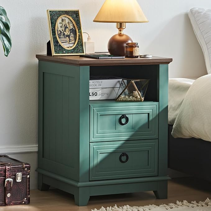 Joaxswe 18" Farmhouse Nightstand by Joaxswe