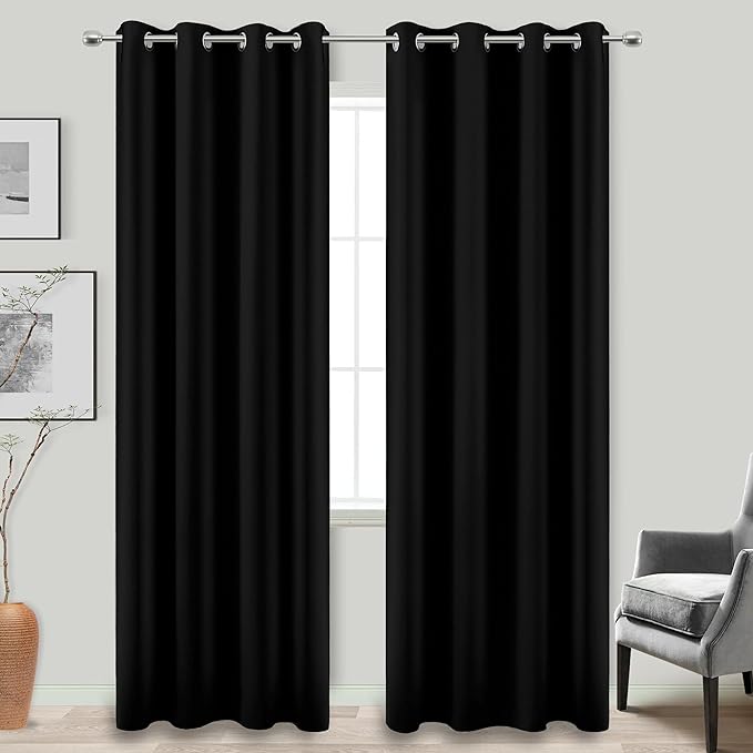 KOUFALL Blackout Curtains 84 Inches Long by KOUFALL