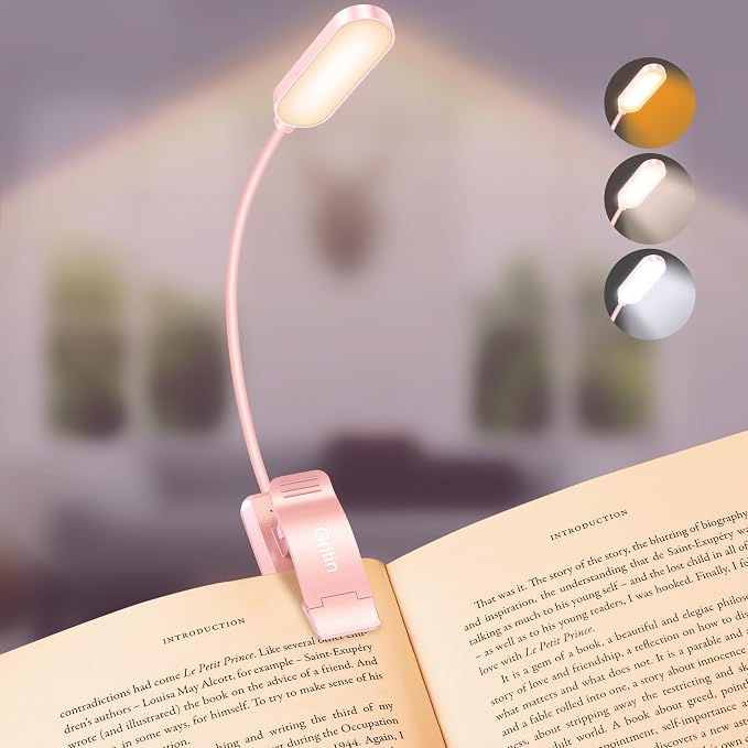 Gritin 16 LED Rechargeable Book Light by Gritin