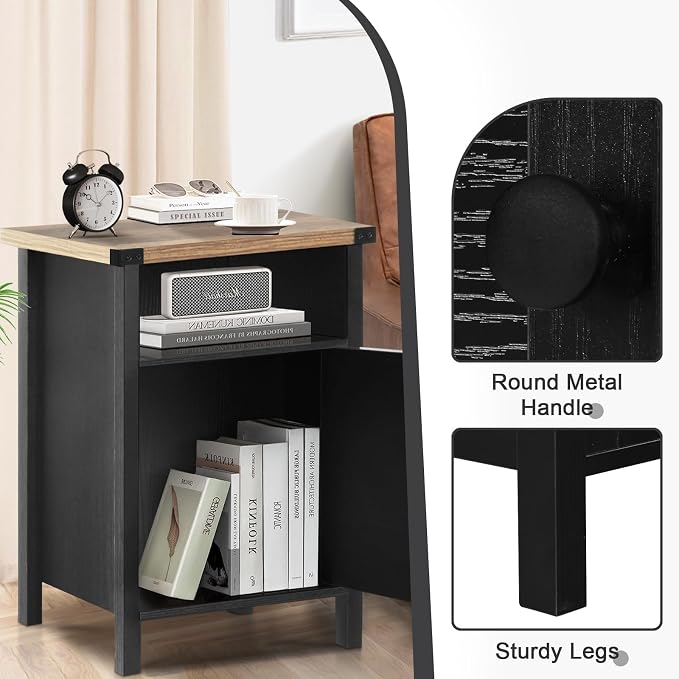 Farmhouse End Table, Nightstand - Image 4
