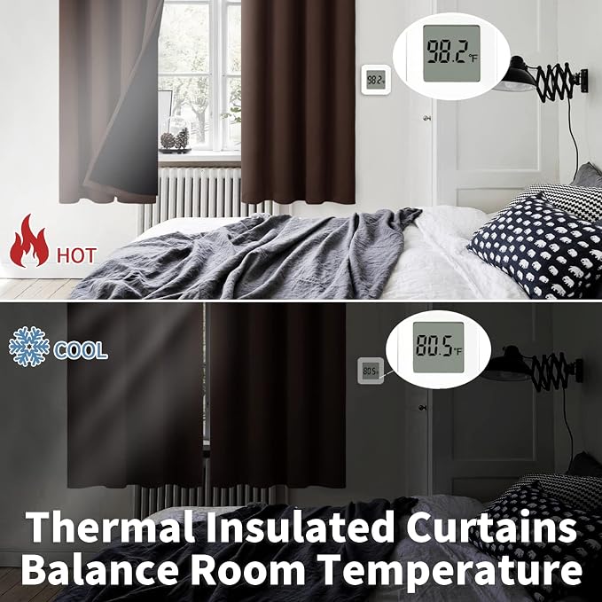 BGment Thermal Insulated 100% Blackout Curtains - Image 4