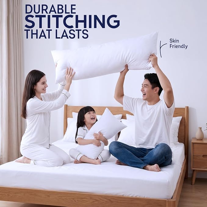 DOWNCOOL Large Body Pillow Insert- Breathable Full Body Pillow - Image 6