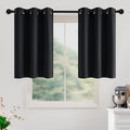 NICETOWN 100% Black Out Curtains 36 Inches Long 2 Panels by NICETOWN