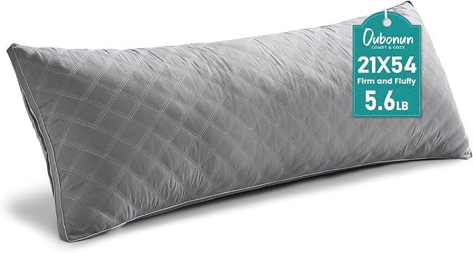 Oubonun Premium Adjustable Loft Quilted Body Pillows by Oubonun