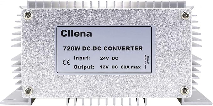 Cllena DC/DC 24V to 12V 60A 720W Buck Transformer Waterproof
