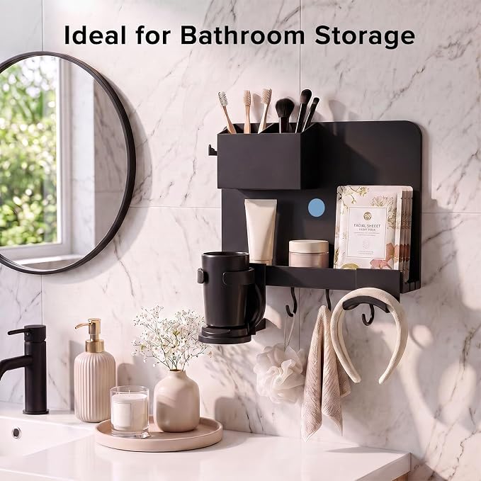 Versatile Bedside Wall Organizer, Floating Bedside Shelves | Ideal - Image 5