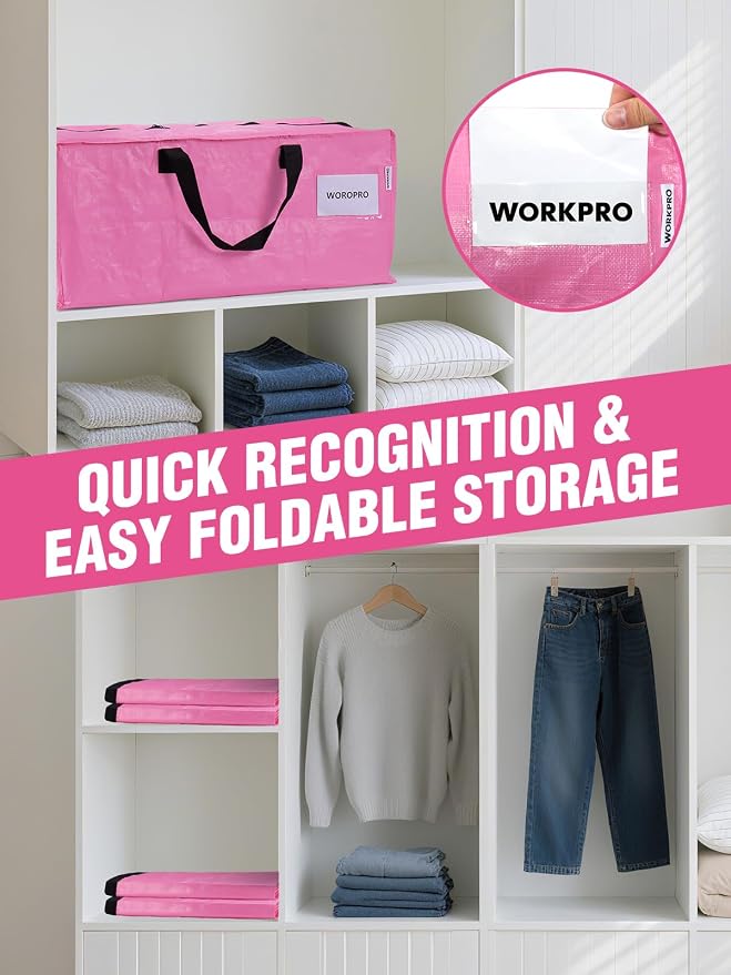 WORKPRO 10 Pack Extra Large Moving Bags - Image 7