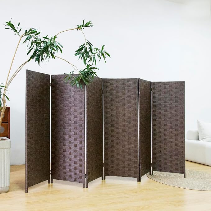 6 Panel Double Sided Short Room Divider - Image 4