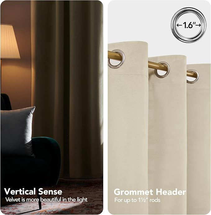 Deconovo 100% Blackout Curtains - Image 5