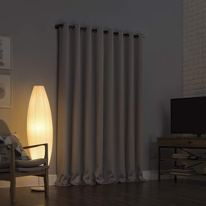 Sun Zero Nordic 2-pack Theater Grade Extreme Total Blackout Grommet Curtain - Image 2
