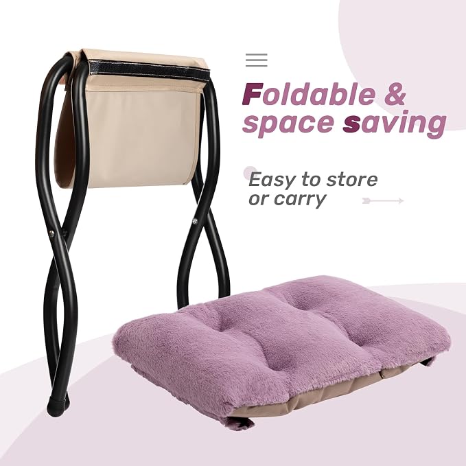 HollyHOME Lazy Chair with Foldable Ottoman, Accent Comfy Lounge Armchair and - Image 7