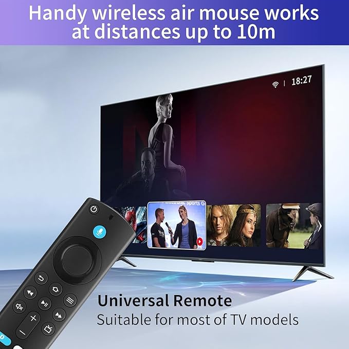 L5B83G (FourthGen) Replacement Voice Remote Fit for Amazon SmartTV Cube (1stGen, 2ndGen), for Amazon SmartTVStick (4K, 4K Max, Lite), Fit for Amazon SmartTVStick
