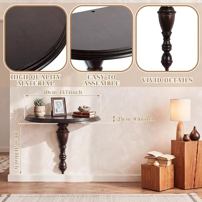 Fumete Solid Wood Floating Shelf - Image 3