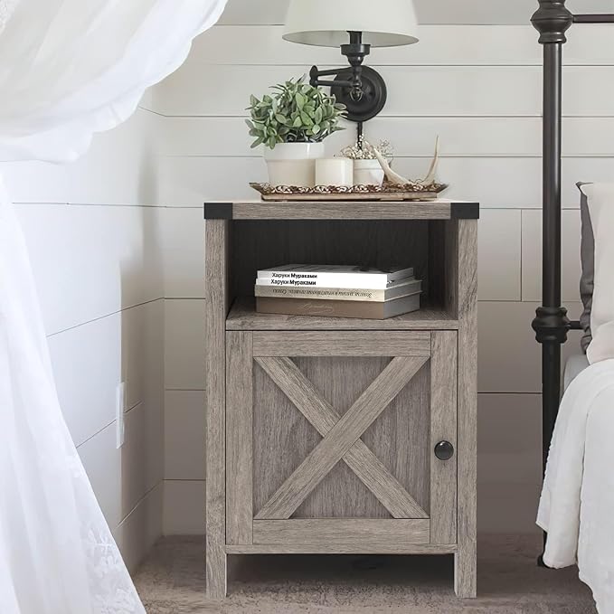 Farmhouse End Table, Nightstand - Image 2