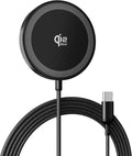 25W Magnetic Wireless Charging Pad: Qi2.2 Qi2 MagSafe Fast Charger for Google Pixel 10 iPhone 17 16 Pro Max 16e 15 14 13 12 AirPods & Samsung Galaxy Series Gift Ideal for Desk & Travel (Black, 1Pack)
