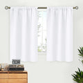 BGment White Curtains 45 Inches Length by BGment