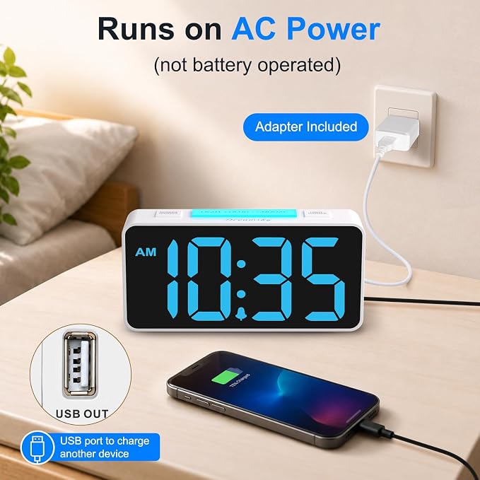 DreamSky Small Digital Alarm Clock - Image 2