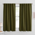 PONY DANCE Blackout Kitchen Curtains by PONYDANCE