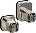 Richelock IU52 Double-Sided Keypad Door Lock, All-Weather, Fully Waterproof Keyless Entry with Dual-Sided Programmable Codes, Same Key Both Sides for Outdoor, Indoor, Gate & Fence