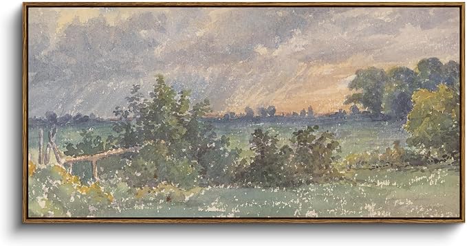 InSimSea Extra Large Framed Vintage Wall Art, Living Room Country Farmhouse by InSimSeaArt