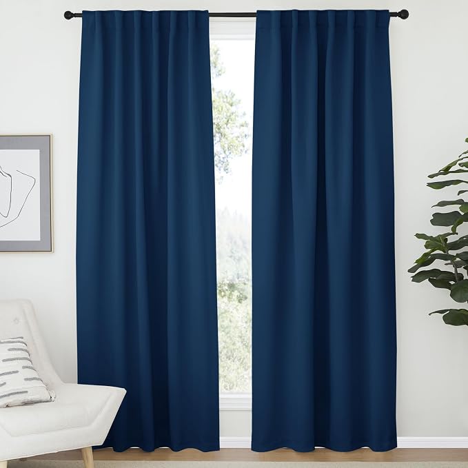 NICETOWN Bedroom Blackout Draperies and Window Treatment- 52 Width X 72 Length by NICETOWN