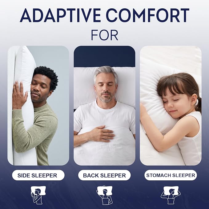 DOWNCOOL Large Body Pillow Insert- Breathable Full Body Pillow - Image 5