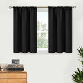 BGment Black Curtains 36 Inches Long by BGment