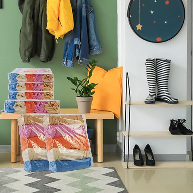 25Pcs Clear Vinyl Zippered Storage Bags - Image 5