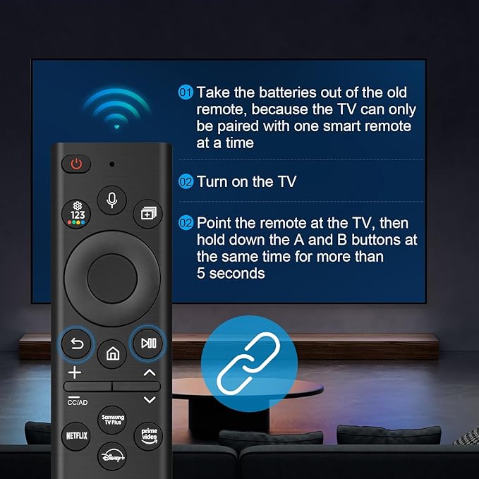 Replacement for Samsung TV Remote,for Samsung tv Remote,Remote Control,Voice Control Compatible with 2022 BN59-01385A,for Most 2018 to 2022 Smasung Crystal UHD QLED The Frame QLED 4K 8K Smart TVs