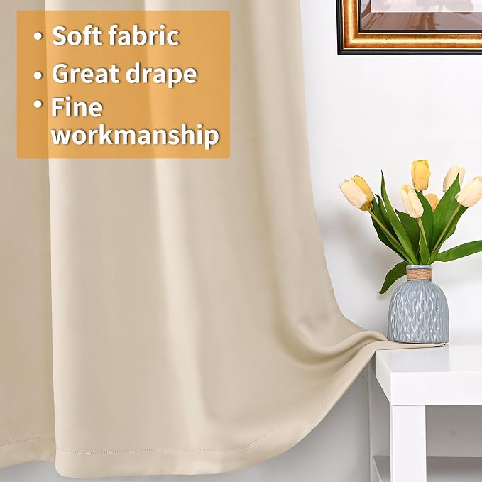 YoungsTex 100% Blackout Curtains - Image 5