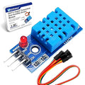 3 Set Digital Temperature and Humidity Sensor Modules, Compatible with DHT11, 3.3V–5V Sensors for Arduino with Dupont Wires