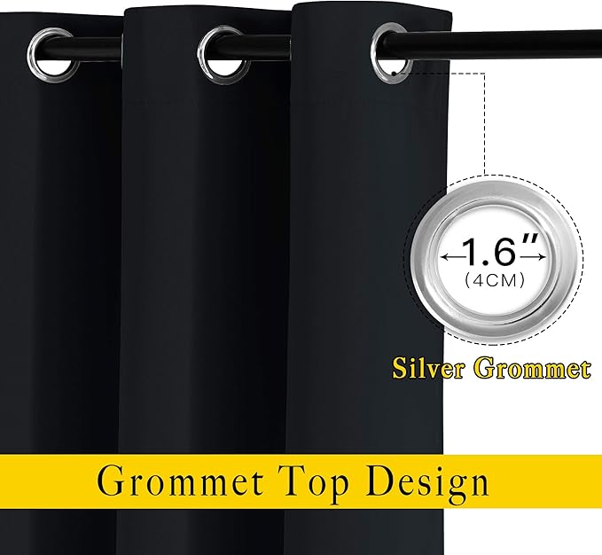 NICETOWN Blackout Curtain Panels 84 inches - Image 2