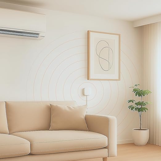 Layla Eco Air Quality Sensor & Air Quality Monitor Indoor – Smart Indoor Air Quality Monitor with PM2.5, VOC, Temperature & Humidity | Air Quality Tester for Home, Office & Rentals
