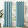 Deconovo Blackout Curtains for Bedroom and Living Room 96 Inches Long | Black by Unknown