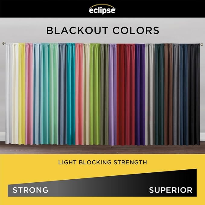 Eclipse Kendall Solid Blackout Curtain - Image 4