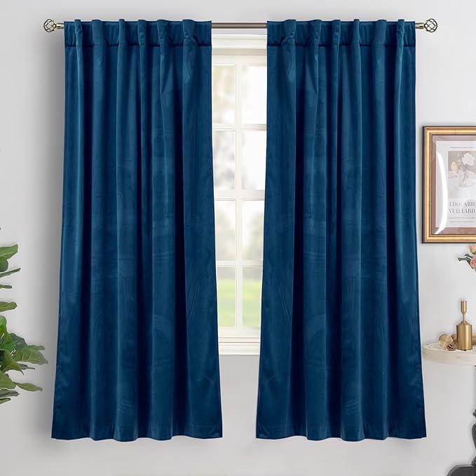 BGment Blackout Velvet Curtains 72 Inches Long by BGment