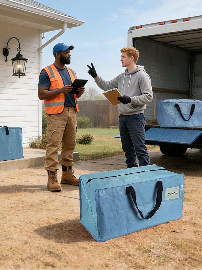 WORKPRO 8 Pack Extra Large Moving Bags - Image 2
