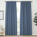 NICETOWN Blackout Curtains 84 inches Long, Rod Pocket & Back Tab Window Curtains by NICETOWN