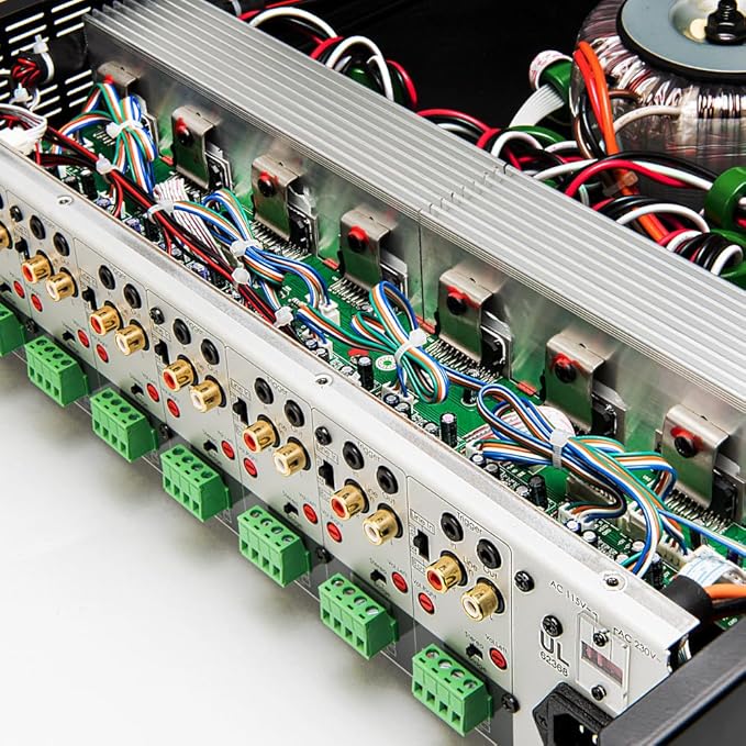 OSD Audio MX1680 GEN2 8 Zone Amplifier 16Ch x 80W, Class D, Front Panel On/Off Buttons, Distributed Audio