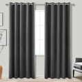 KOUFALL Grey Wide Curtains for Windows, Extra Width 60 x 84 Inch Long, 100% by KOUFALL