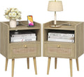 MECHYIN Night Stand Set 2, Nightstands Set of 2 by MECHYIN