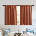RYB HOME Short Blackout Privacy Curtains 30 inch Long by RYBHOME