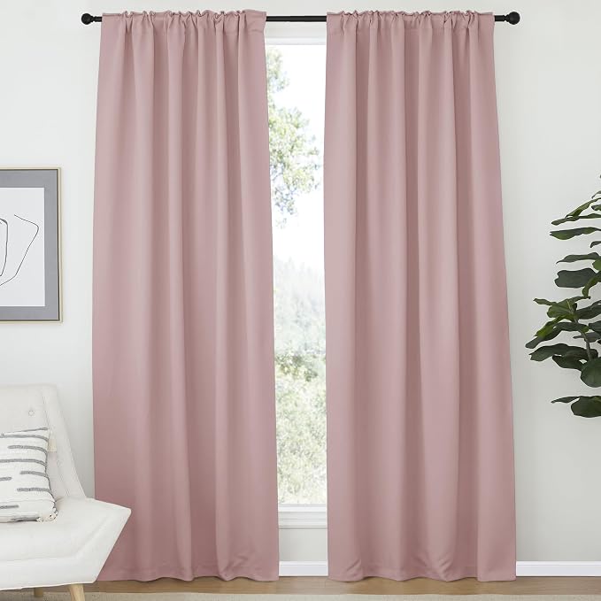 NICETOWN Light Reducing Curtain Panels Window Draperies - Image 2
