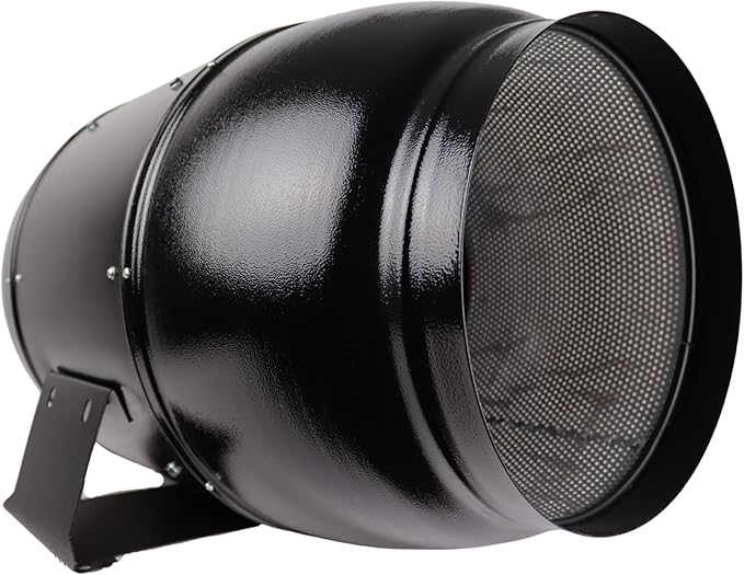 VENTS-US TT Silent M 315 Inline Duct Fan For High Static Pressure Application Up to 1050 CFM - UV Resistant, Sound Absorbing Casing, (12-3/8” Duct Diameter)