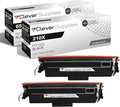 CS Replacement Compatible with HP 4301fdwe Toner Cartridge W2100X to use with Color Pro 4201dn 4201dne 4201dw 4201dwe MFP 4301dw MFP 4301fdwe (Black, 2-Pack)