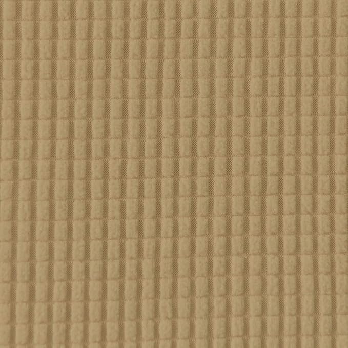 Easy-Going Stretch Loveseat Slipcover 1-Piece Sofa Cover Furniture Protector Couch Soft with Elastic Bottom for Kids Polyester Spandex Jacquard Fabric Small Checks (Loveseat, Golden)