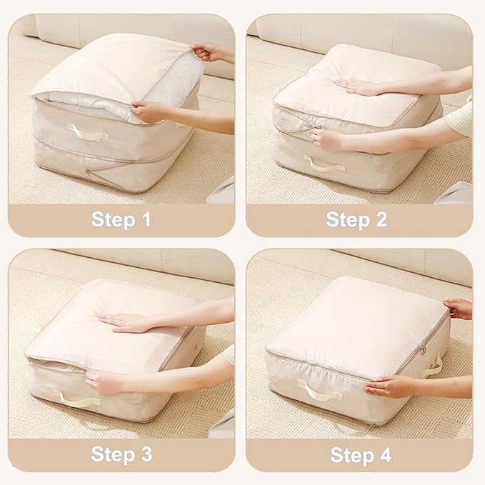 Ultra Space Saving Self Compression Organizer, Large Capacity Storage Bag - Image 2