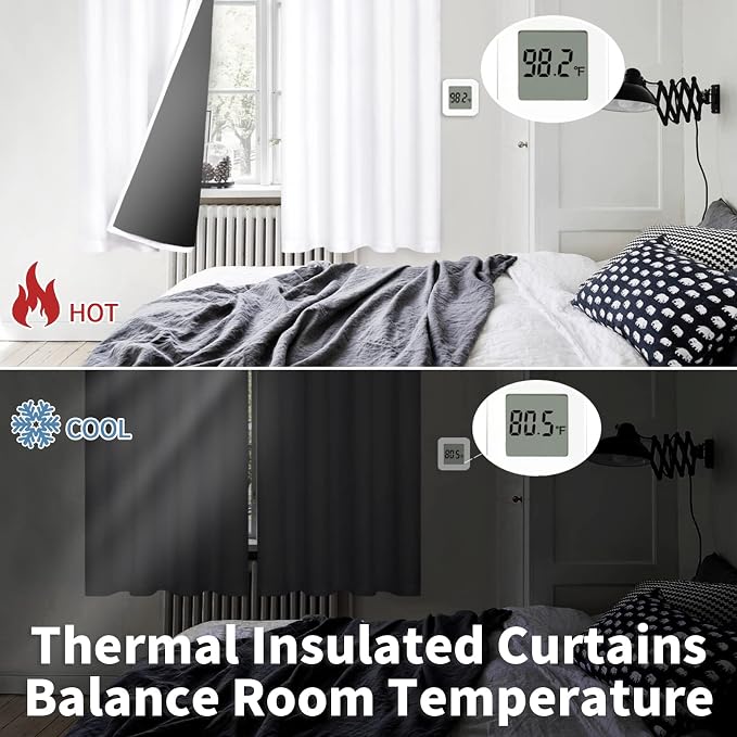BGment Short 100% Blackout Curtains - Image 4