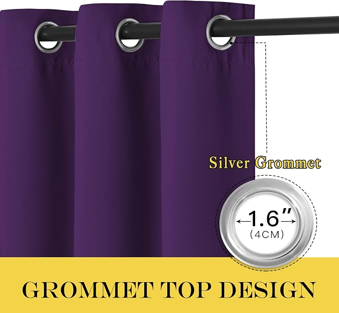 NICETOWN Blackout Room Divider Curtains - Image 6